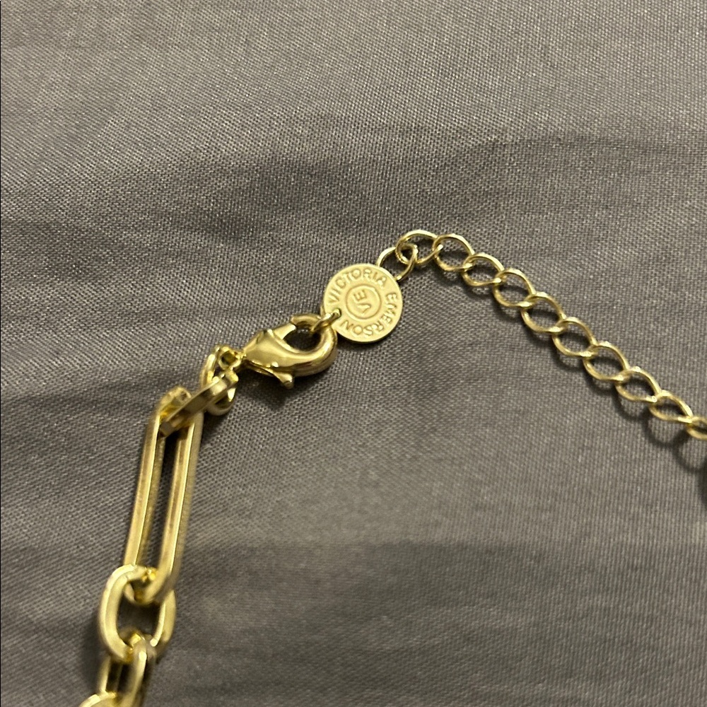 Victoria Emerson Gold Heart and Sunburst Necklace - Picture 3 of 4